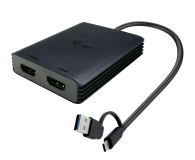 i-tec USB-A/USB-C Dual 4K/60 Hz HDMI Video Adapter - 1258625 - zdjęcie 1